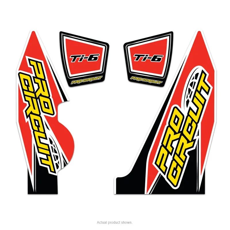 Pro Circuit Ti-6 Yamaha YZ 250F Exhaust Decal Kit